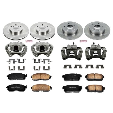 Power Stop 02-04 Infiniti I35 Front & Rear Autospecialty Brake Kit w/Calipers (1x psbKCOE2282, 1x psbKCOE1169) thumbnail 2