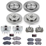 PowerStop Z17 Evolution Plus Stock Replacement Brake Kits with Calipers for 2009-2012 JOURNEY - KCOE4015A Disc Kit, Replacement, Front and Rear, Solid Surface, Dodge, Kit thumbnail 1