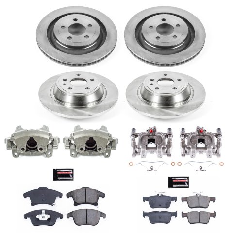 Power Stop 13-16 Ford Fusion Front & Rear Autospecialty Kit w/Cals (Bundled Kit) thumbnail 2