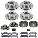 Power Stop 14-16 Chevrolet Express 3500 Front & Rear Autospecialty Kit w/Cals (Bundled Kit) thumbnail 1