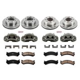 Power Stop 2004 Chevrolet Silverado 2500 HD Front & Rear Autospecialty Kit w/Cals (Bundled Kit) thumbnail 2