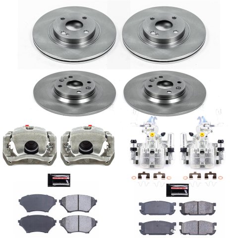 Power Stop 01-05 Mazda Miata Front & Rear Autospecialty Brake Kit w/Calipers (1x psbKCOE2353, 1x psbKCOE5267)