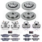 Power Stop 13-15 Jeep Grand Cherokee Front & Rear Autospecialty Kit w/Cals (Bundled Kit) thumbnail 1