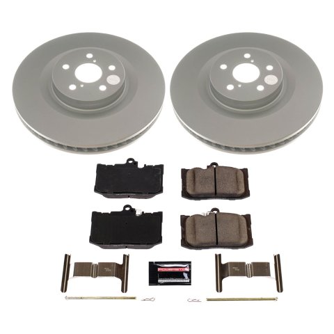 Power Stop 13-19 Lexus GS350 Front & Rear Z17 Evolution Geomet Coated Brake Kit (1x psbCRK6514, 1x psbCRK8418) thumbnail 5