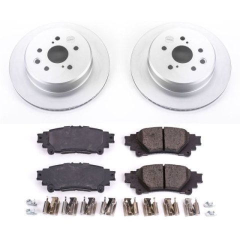 Power Stop 13-19 Lexus GS350 Front & Rear Z17 Evolution Geomet Coated Brake Kit (1x psbCRK6514, 1x psbCRK8418) thumbnail 6