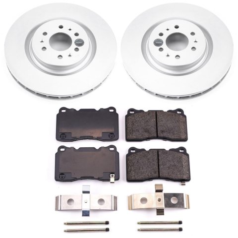 Power Stop 04-07 Cadillac CTS Front & Rear Z17 Evolution Geomet Coated Brake Kit (1x psbCRK2944, 1x psbCRK2945) thumbnail 6
