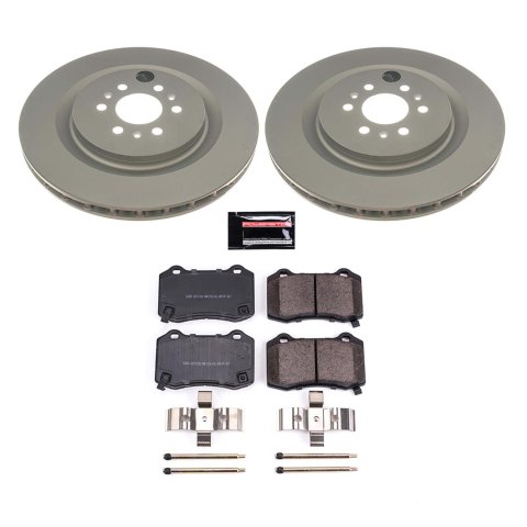 Power Stop 04-07 Cadillac CTS Front & Rear Z17 Evolution Geomet Coated Brake Kit (1x psbCRK2944, 1x psbCRK2945) thumbnail 8