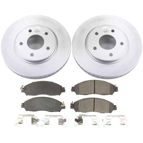 Power Stop 18-19 Nissan Leaf Front & Rear Z17 Evolution Geomet Coated Brake Kit (1x psbCRK8275, 1x psbCRK8313) thumbnail 4