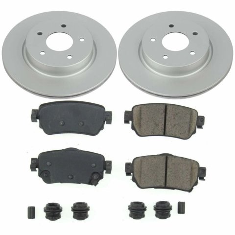 Power Stop 18-19 Nissan Leaf Front & Rear Z17 Evolution Geomet Coated Brake Kit (1x psbCRK8275, 1x psbCRK8313) thumbnail 6
