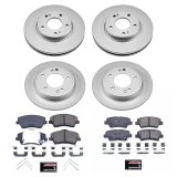 Power Stop 18-20 Hyundai Elantra GT Front & Rear Z17 Evolution Geomet Coated Brake Kit (1x psbCRK6502, 1x psbCRK7370) thumbnail 4