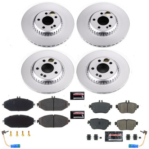 Power Stop 18-19 Mercedes-Benz E300 Front & Rear Z23 Evolution Sport Coated Brake Kit (1x psbCRK7963, 1x psbCRK7968) thumbnail 4