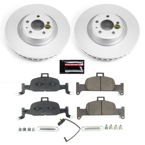 Power Stop 17-19 Audi A4 Front & Rear Z23 Evolution Sport Coated Brake Kit (1x psbCRK7431, 1x psbCRK7648) thumbnail 6