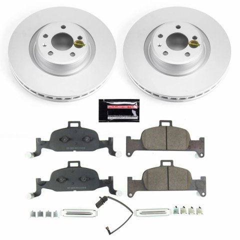Power Stop 17-19 Audi A4 Front & Rear Z23 Evolution Sport Coated Brake Kit (1x psbCRK7431, 1x psbCRK7648) thumbnail 9