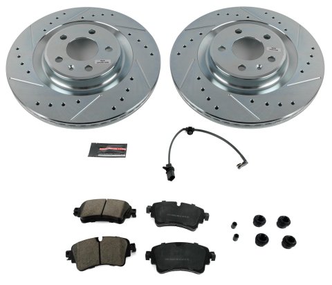 Power Stop 17-18 Audi A4 Front & Rear Z23 Evolution Sport Brake Kit (1x psbK7431, 1x psbK7648) thumbnail 1