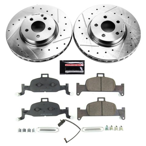 Power Stop 17-18 Audi A4 Front & Rear Z23 Evolution Sport Brake Kit (1x psbK7431, 1x psbK7648) thumbnail 9