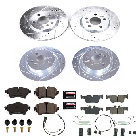 Power Stop 16-18 Mini Cooper Clubman Front & Rear Z23 Evolution Sport Brake Kit (1x psbK7979, 1x psbK8111) thumbnail 8