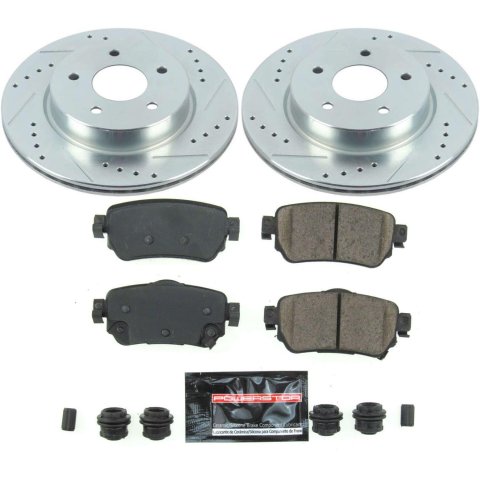 Power Stop 18-19 Nissan Leaf Front & Rear Z23 Evolution Sport Brake Kit (1x psbK8275, 1x psbK8313) thumbnail 2