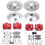 Power Stop 17-18 Nissan Sentra Front & Rear Z26 Street Warrior Brake Kit w/Calipers (1x psbKC6961-26, 1x psbKC098B-26) thumbnail 3
