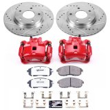 Power Stop 17-18 Nissan Sentra Front & Rear Z26 Street Warrior Brake Kit w/Calipers (1x psbKC6961-26, 1x psbKC098B-26) thumbnail 9