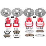 Power Stop 03-07 Honda Accord Front & Rear Z26 Street Warrior Brake Kit w/Calipers (1x psbKC2558-26, 1x psbKC2391-26) thumbnail 8
