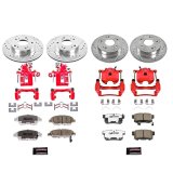 Power Stop 09-11 Honda Civic Front & Rear Z26 Street Warrior Brake Kit w/Calipers (1x psbKC2389-26, 1x psbKC1243-26) thumbnail 3