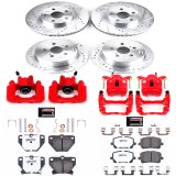 Power Stop 03-06 Pontiac Vibe Front & Rear Z26 Street Warrior Brake Kit w/Calipers (1x psbKC2316-26, 1x psbKC2318-26) thumbnail 3