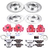 Power Stop 13-15 BMW X1 Front & Rear Z26 Street Warrior Brake Kit w/Calipers (1x psbKC6073-26, 1x psbKC7008-26) thumbnail 5