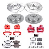Power Stop 2013 Volkswagen Jetta Front & Rear Z26 Street Warrior Brake Kit w/Calipers (1x psbKC2259A-26, 1x psbKC5671-26) thumbnail 3