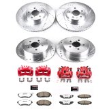 Power Stop 2005 Subaru Legacy Front & Rear Z26 Street Warrior Brake Kit w/Calipers (1x psbKC2373-26, 1x psbKC4632-26) thumbnail 8