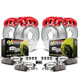 Power Stop 05-11 Chrysler 300 Front & Rear Z26 Street Warrior Brake Kit w/Calipers (1x psbKC1714-26, 1x psbKC1719-26) thumbnail 1