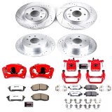 Power Stop 07-10 Nissan Altima Front & Rear Z26 Street Warrior Brake Kit w/Calipers (1x psbKC241-26, 1x psbKC7864-26) thumbnail 8