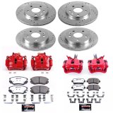 Power Stop 14-15 Chevrolet Malibu Front & Rear Z26 Street Warrior Brake Kit w/Calipers (1x psbKC5531A-26, 1x psbKC5522-26) thumbnail 3