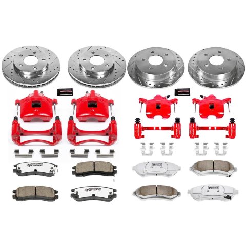 Power Stop 04-05 Buick Century Front & Rear Z26 Street Warrior Brake Kit w/Calipers (1x psbKC2553-26, 1x psbKC1558-26) thumbnail 8