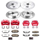 Power Stop 10-12 Subaru Legacy Front & Rear Z26 Street Warrior Brake Kit w/Calipers (1x psbKC4631A-26, 1x psbKC3038A-26) thumbnail 2