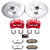 Power Stop 10-12 Subaru Legacy Front & Rear Z26 Street Warrior Brake Kit w/Calipers (1x psbKC4631A-26, 1x psbKC3038A-26) thumbnail 3
