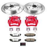 Power Stop 10-12 Subaru Legacy Front & Rear Z26 Street Warrior Brake Kit w/Calipers (1x psbKC4631A-26, 1x psbKC3038A-26) thumbnail 4