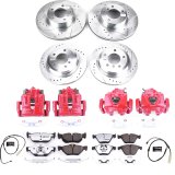 Power Stop 13-15 BMW X1 Front & Rear Z26 Street Warrior Brake Kit w/Calipers (1x psbKC7026-26, 1x psbKC7008-26) thumbnail 8