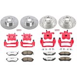 Power Stop 05-06 Saab 9-2X Front & Rear Z26 Street Warrior Brake Kit w/Calipers (1x psbKC1124-26, 1x psbKC447-26) thumbnail 3