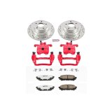 Power Stop 05-06 Saab 9-2X Front & Rear Z26 Street Warrior Brake Kit w/Calipers (1x psbKC1124-26, 1x psbKC447-26) thumbnail 9