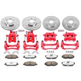 Power Stop 05-10 Ford Mustang Front & Rear Z26 Street Warrior Brake Kit w/Calipers (1x psbKC1382-26, 1x psbKC1384-26) thumbnail 8