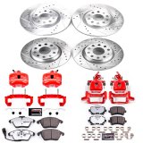 Power Stop 2009 Audi A3 Front & Rear Z26 Street Warrior Brake Kit w/Calipers (1x psbKC2259A-26, 1x psbKC2261-26) thumbnail 5