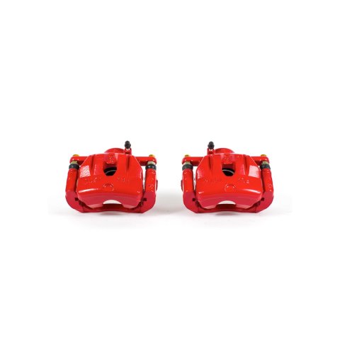 PowerStop Z26 Street Warrior Brake Upgrade Kits with Calipers for 2004-2011 RX-8 - KC2727-26 Disc Kits, Performance Kits, Front and Rear, Cross-drilled/Slotted Rotors, 1-piston Red Calipers, Mazda, Kit thumbnail 7
