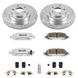 Power Stop 05-09 Subaru Legacy Front and Rear Z26 Street Kit w/Calipers (1x psbK285-26, 1x psbK219-26, 1x psbS3348, 1x psbS3104) thumbnail 2