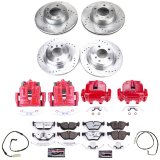Power Stop 2006 BMW 325i Front & Rear Z26 Street Warrior Brake Kit w/Calipers (1x psbKC3087-26, 1x psbKC044-26) thumbnail 8