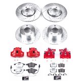Power Stop 98-01 Audi A6 Front & Rear Z26 Street Warrior Brake Kit w/Calipers (1x psbKC528-26, 1x psbKC515-26) thumbnail 3