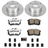 Power Stop 98-01 Audi A6 Front & Rear Z26 Street Warrior Brake Kit w/Calipers (1x psbKC528-26, 1x psbKC515-26) thumbnail 5