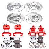 Power Stop 2008 Audi A3 Front & Rear Z26 Street Warrior Brake Kit w/Calipers (1x psbKC2259A-26, 1x psbKC4627A-26) thumbnail 5