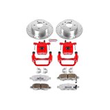 Power Stop 13-16 Nissan Sentra Front & Rear Z26 Street Warrior Brake Kit w/Calipers (1x psbKC6961-26, 1x psbKC098A-26) thumbnail 2