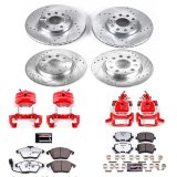 Power Stop 2010 Volkswagen Golf Front & Rear Z26 Street Warrior Brake Kit w/Calipers (1x psbKC5666-26, 1x psbKC4623-26) thumbnail 3