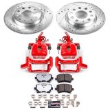 Power Stop 2010 Volkswagen Golf Front & Rear Z26 Street Warrior Brake Kit w/Calipers (1x psbKC5666-26, 1x psbKC4623-26) thumbnail 9